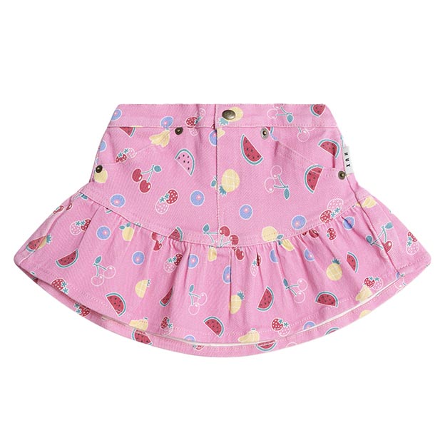 Huxbaby Pink Fruit Emoji Frilly Skirt 3-5Y